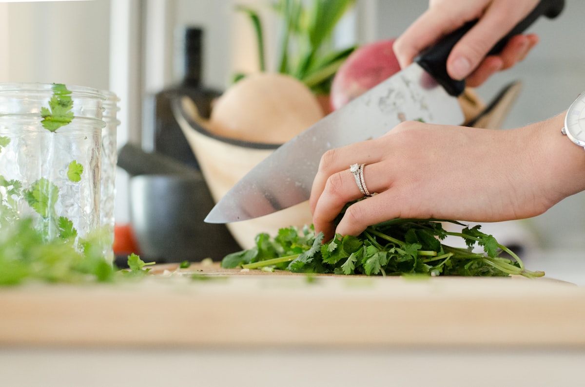 Fresh ingredients and mindful cooking preparation